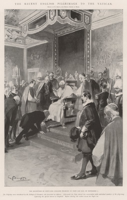A recente peregrinação inglesa ao Vaticano de G.S. Amato