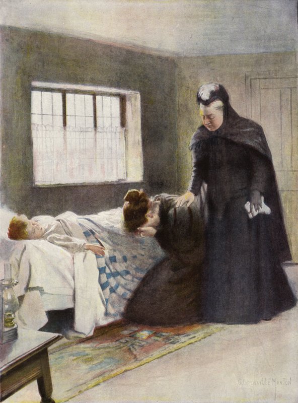 Personagem da Rainha Vitória: Simpatia (cor litho) de G. Grenville Manton
