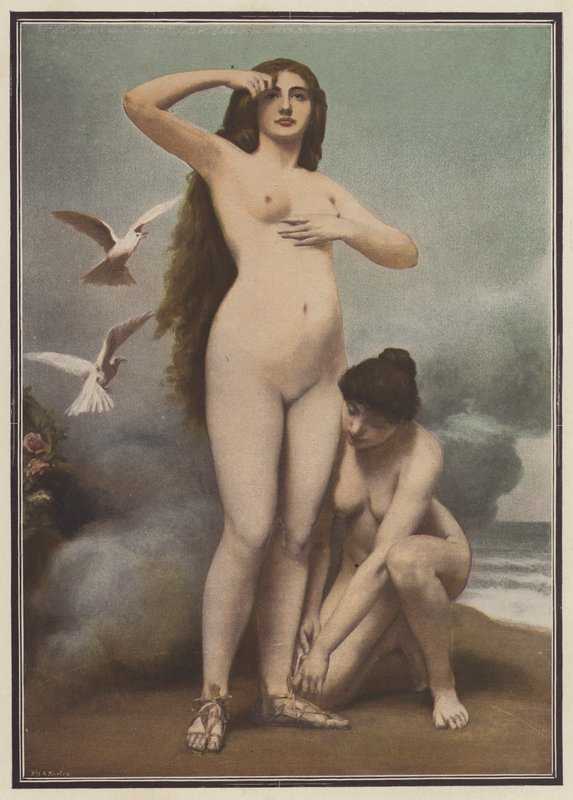 Vênus (lito colorido) de Gaston Casimir Saint Pierre