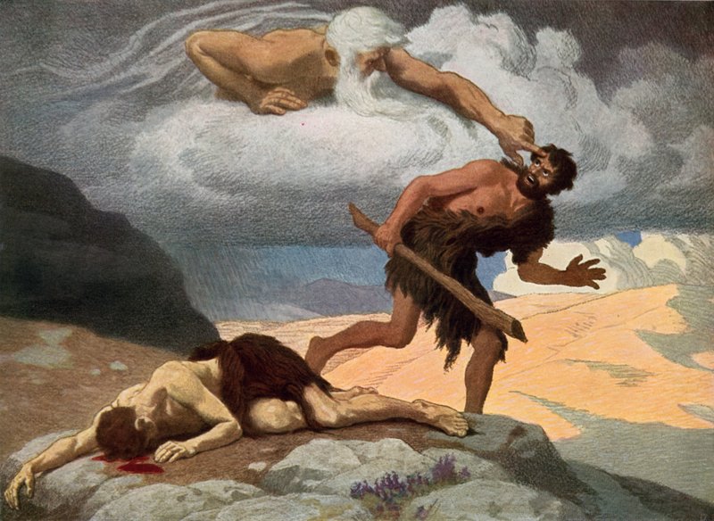 Caim e Abel de Gebhard Fugel