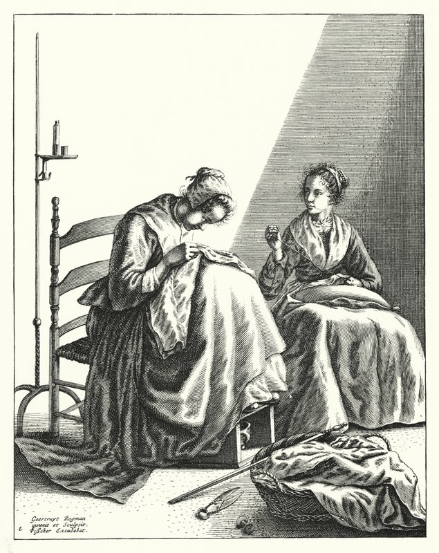 As costureiras de Geertryut Roghman