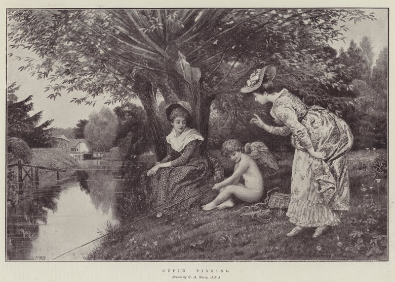 Pesca de cupido de George Adolphus Storey