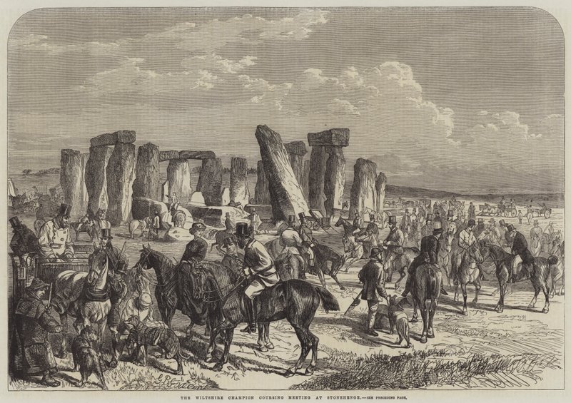 O Encontro de Cursos de Wiltshire Champion em Stonehenge de George Bouverie Goddard