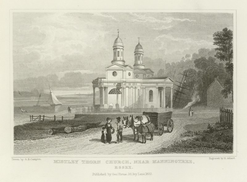 Mistley Thorn Church, perto de Manningtree, Essex de George Bryant Campion