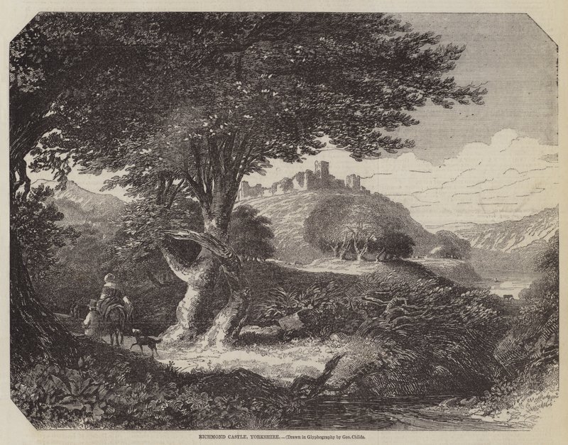 Castelo de Richmond, Yorkshire de George Childs