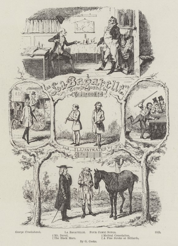 A bagatela de George Cruikshank
