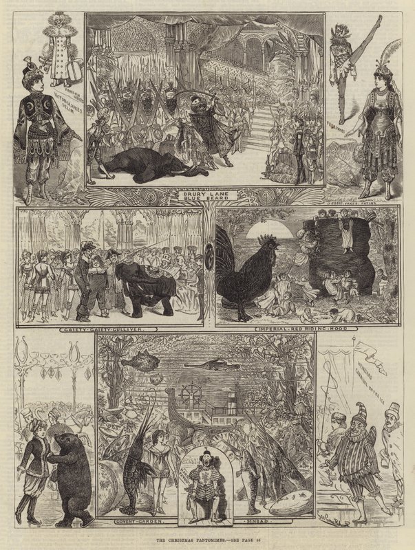 As pantomimas natalinas de George Cruikshank