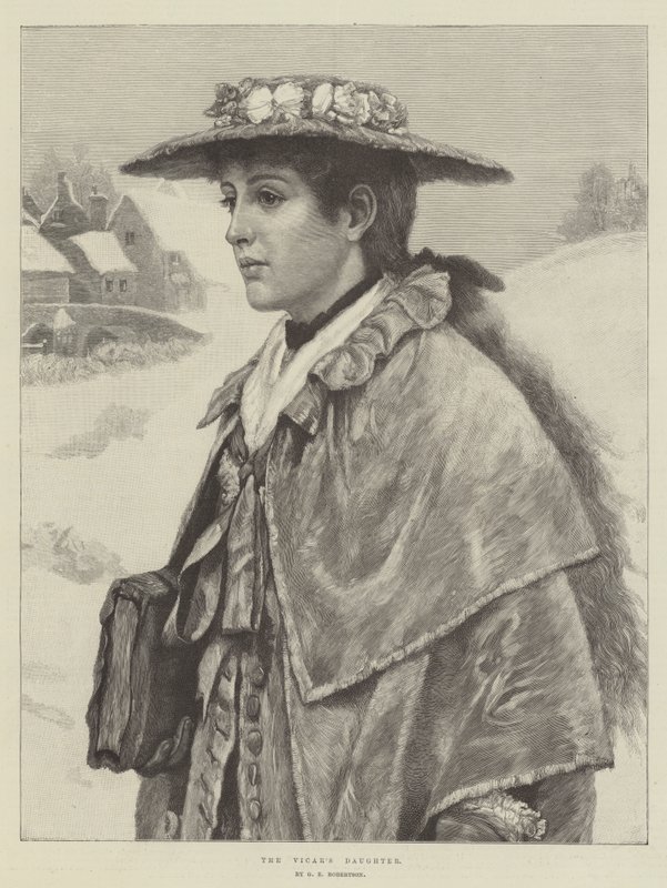 A filha do vigário de George Edward Robertson