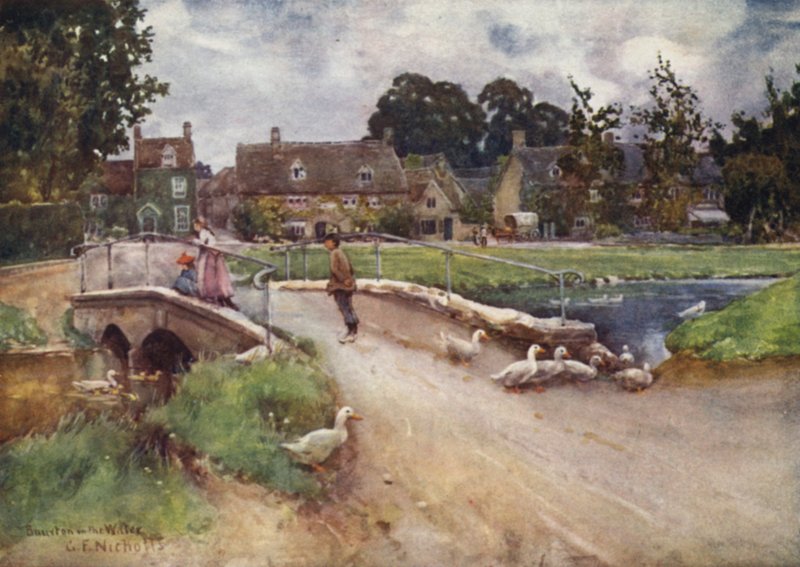 Bourton na água de George Franck Nicholls