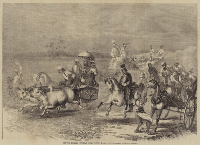 O relvado na Índia, o caminho para o curso de George Francklin Atkinson