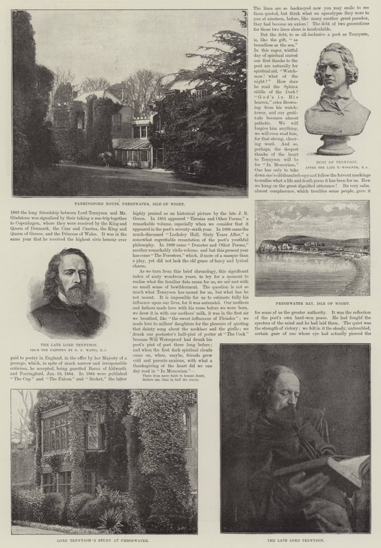 Alfred, Baron Tennyson, Poeta Laureado de George Frederick Watts
