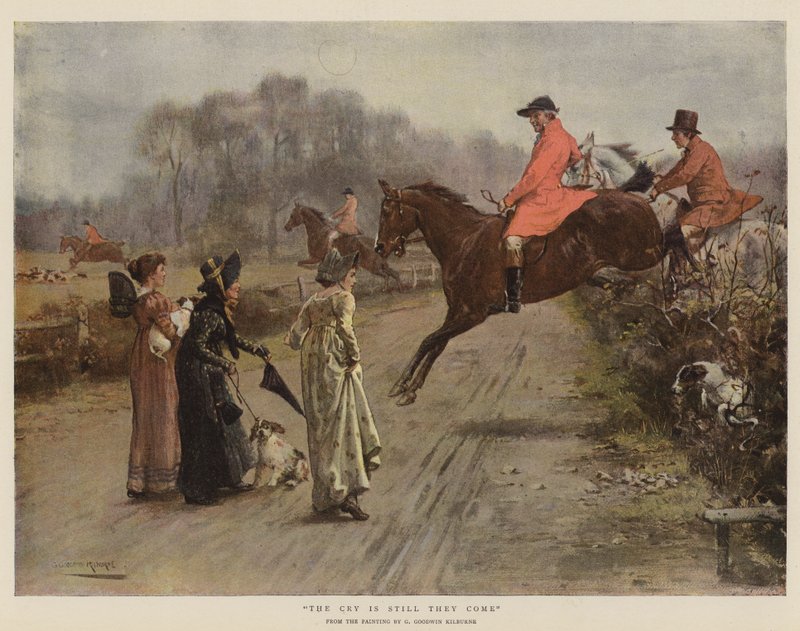 O choro ainda é eles vêm (chromolitho) de George Goodwin Kilburne