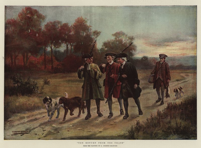 O retorno da perseguição de George Goodwin Kilburne