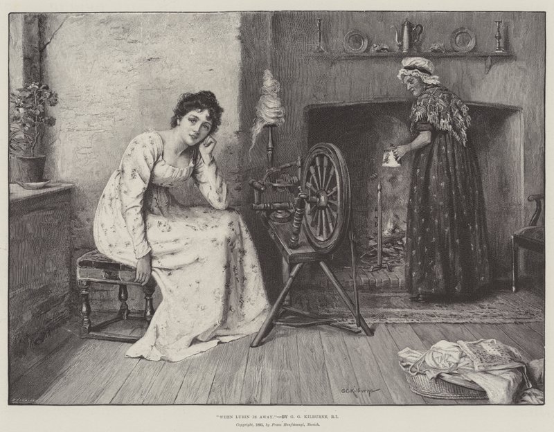 Quando o Lubin está fora de George Goodwin Kilburne