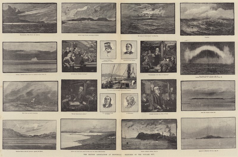 A Associação Britânica em Montreal, Sketches of the Voyage out de George L. Seymour