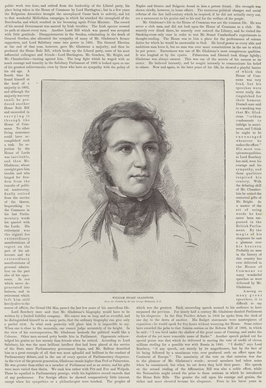 Lembrança do Sr. Gladstone de George Richmond