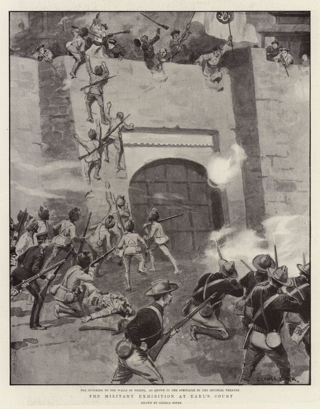 A exposição militar em Earl&39;s Court de George Soper
