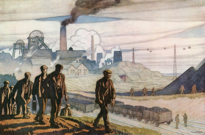Indústrias Britânicas, Carvão de George Clausen