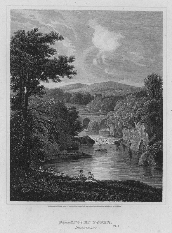 Gillknocky Tower, Dumfrieshire (gravura) de George (after) Arnald