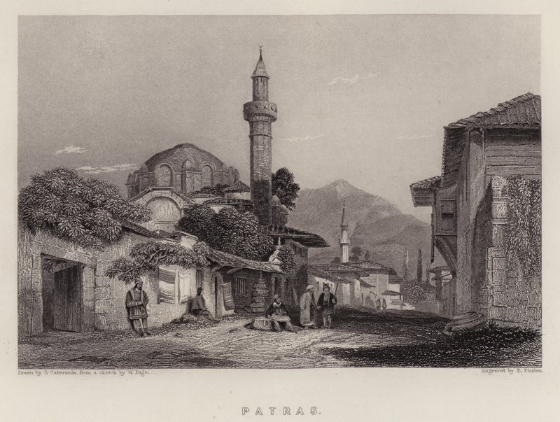 Patras (cor litho) de George (after) Cattermole
