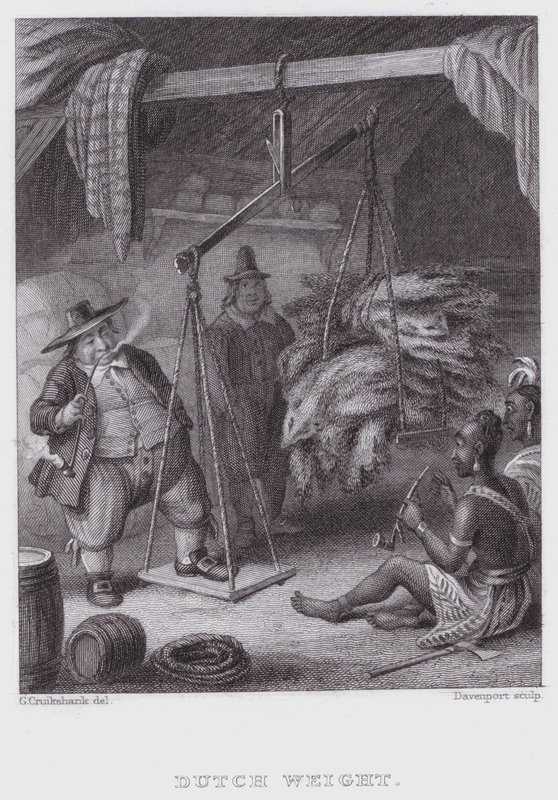 Peso holandês (gravura) de George (after) Cruikshank