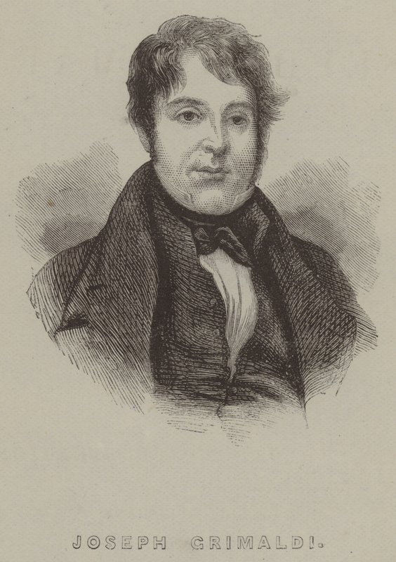 Joseph Grimaldi (gravura) de George (after) Cruikshank
