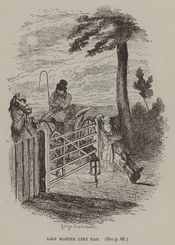 Como Mestre Como Homem (gravura) de George (after) Cruikshank