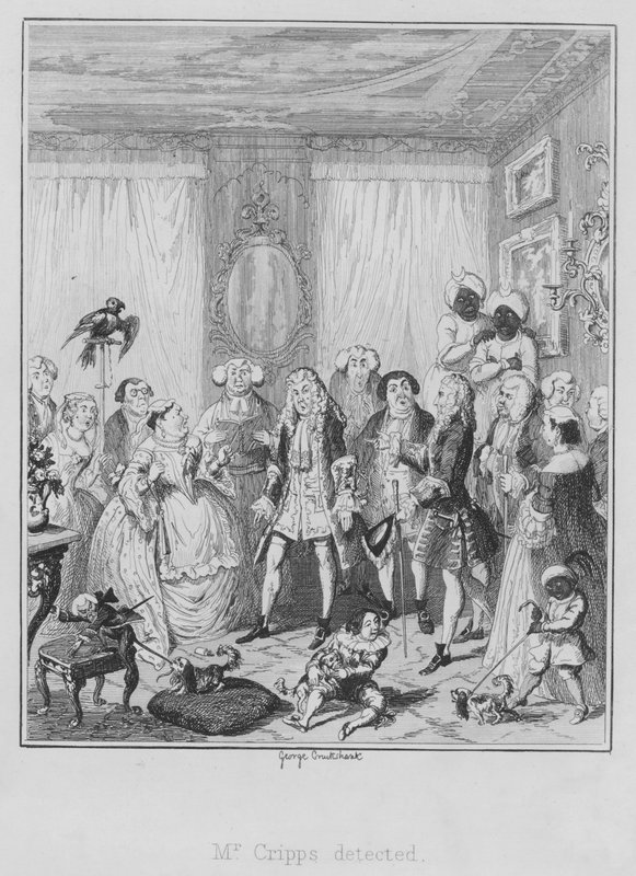 Sr. Cripps detectado (gravura) de George (after) Cruikshank