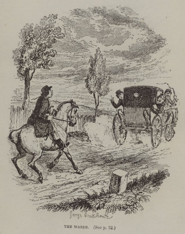 A Aposta (gravação) de George (after) Cruikshank