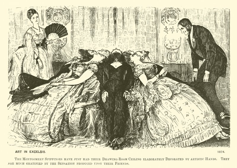Arte em excelsis (gravura) de George (after) Du Maurier
