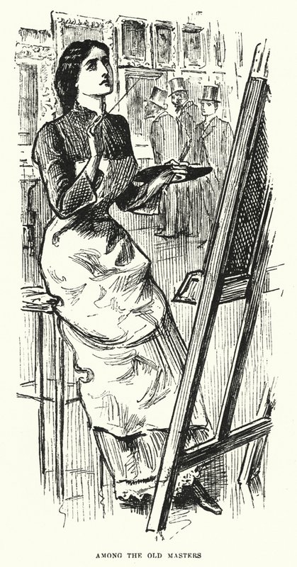 Ilustração para Trilby de George du Maurier (gravura) de George (after) Du Maurier