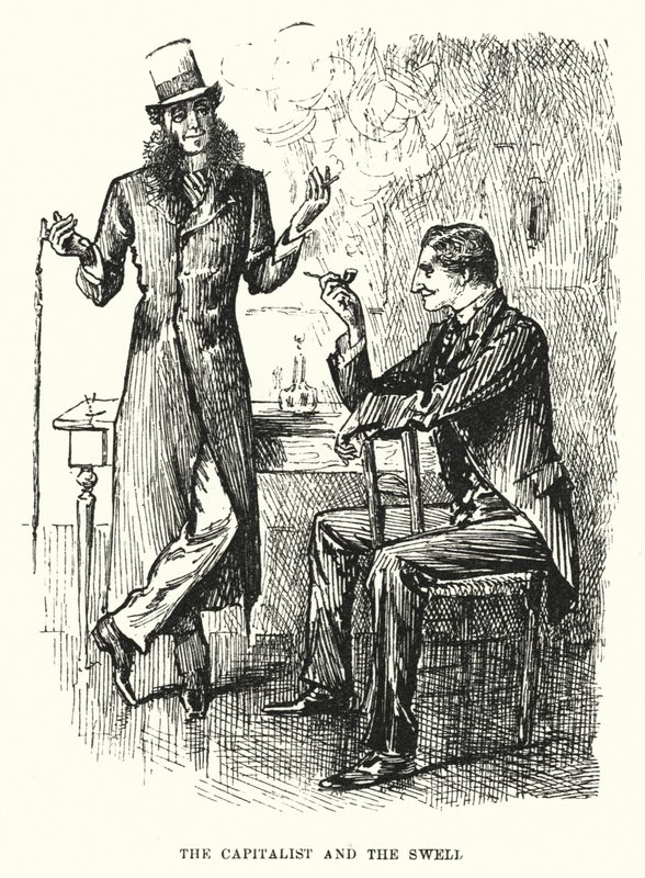 Ilustração para Trilby de George du Maurier (gravura) de George (after) Du Maurier