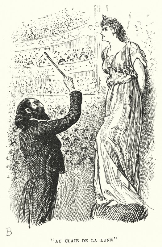 Ilustração para Trilby de George du Maurier (gravura) de George (after) Du Maurier