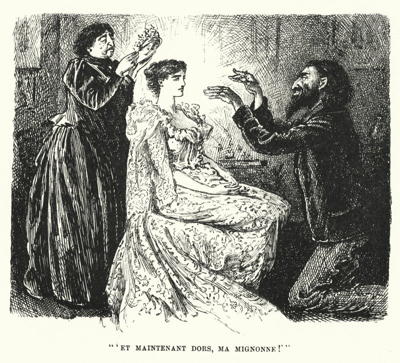 Ilustração para Trilby de George du Maurier (gravura) de George (after) Du Maurier