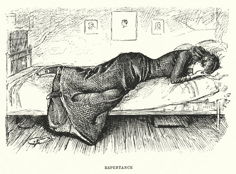 Ilustração para Trilby de George du Maurier (gravura) de George (after) Du Maurier