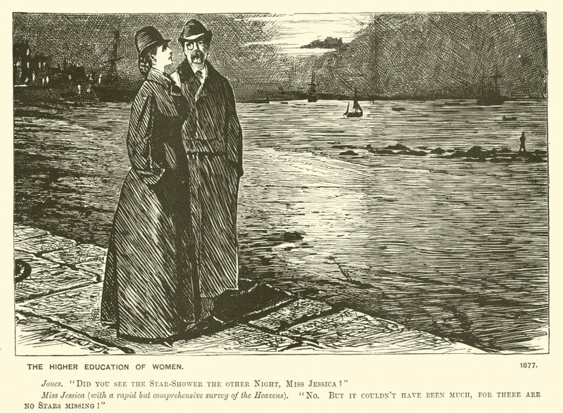O ensino superior das mulheres (gravura) de George (after) Du Maurier