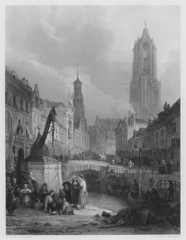 Utrecht, a partir da foto na Galeria Vernon (gravação) de George (after) Jones