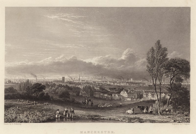 Manchester (gravura) de George (after) Pickering