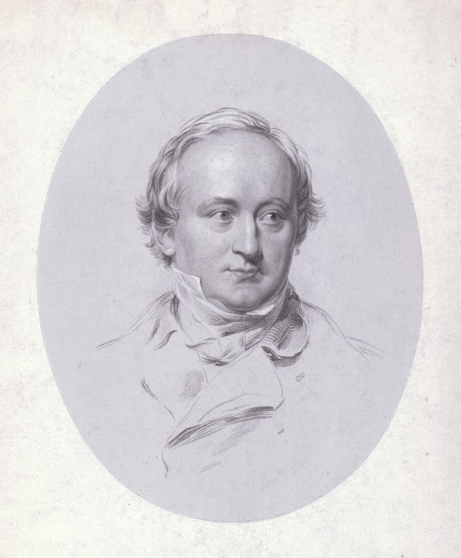 Christian Karl Josias von Bunsen, diplomata e estudioso alemão (gravura) de George (after) Richmond