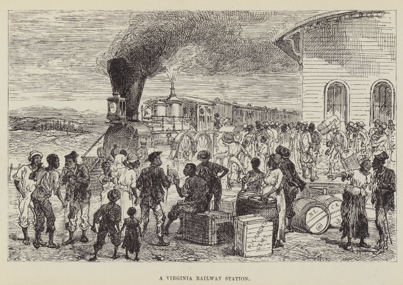 Estação Ferroviária de Virgínia de George Augustus Sala