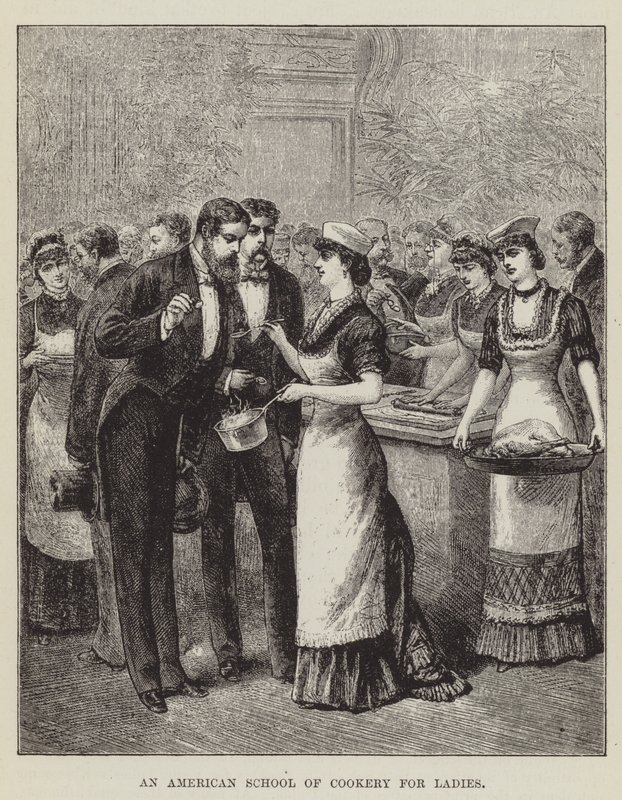 Uma escola americana de culinária para senhoras de George Augustus Sala