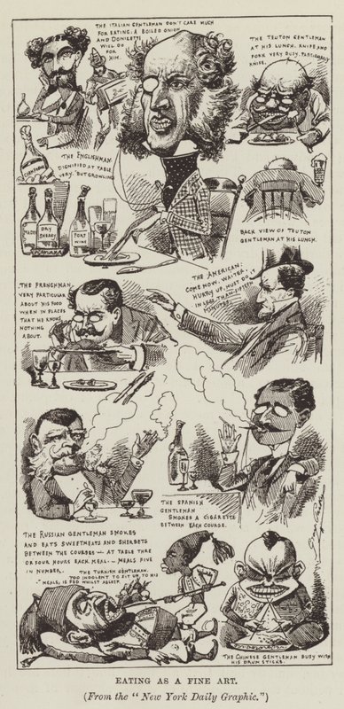 Comendo como uma arte de George Augustus Sala