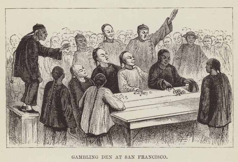 Den jogo em San Francisco de George Augustus Sala