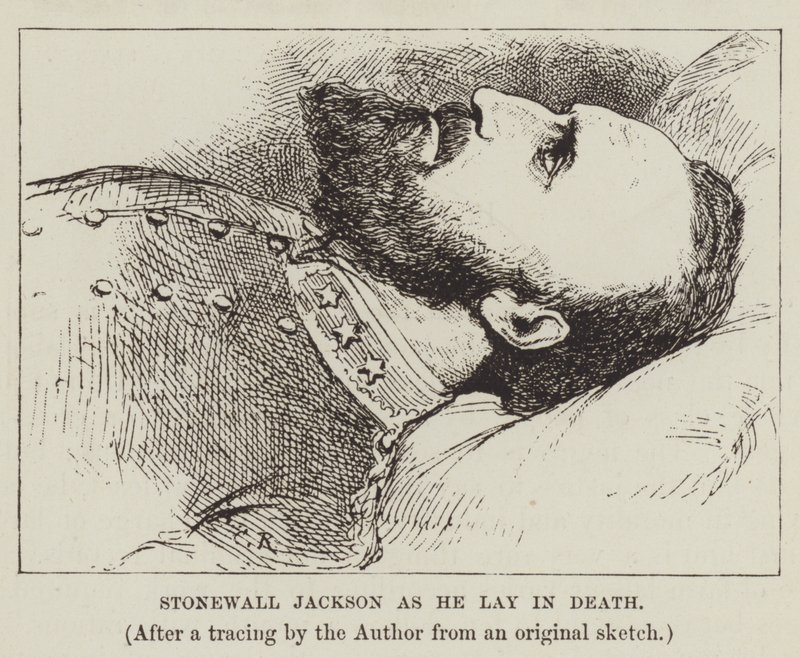 Stonewall Jackson como ele estava na morte de George Augustus Sala