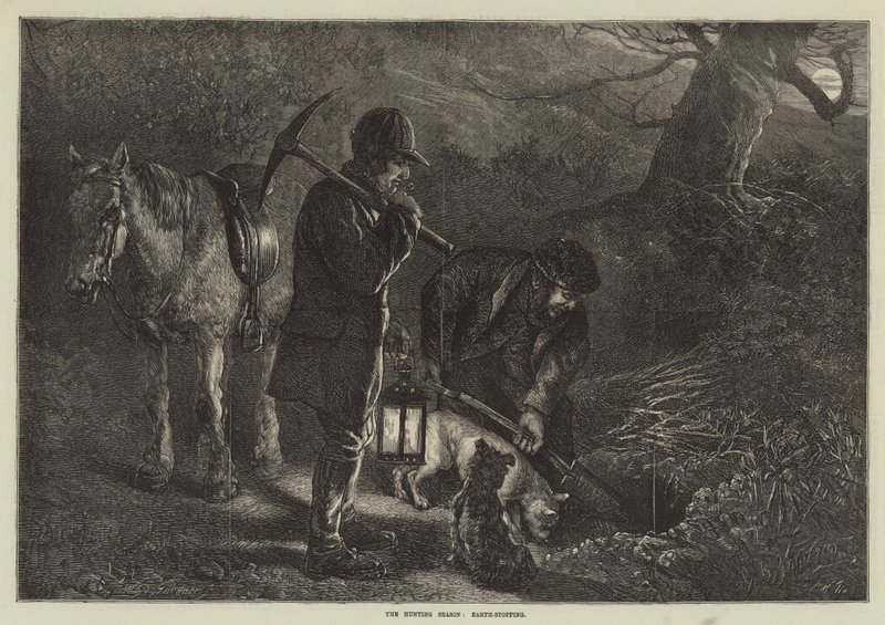 A temporada de caça, parada de terra de George Bouverie Goddard