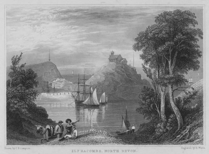 Ilfracombe, North Devon (gravura) de George Bryant Campion