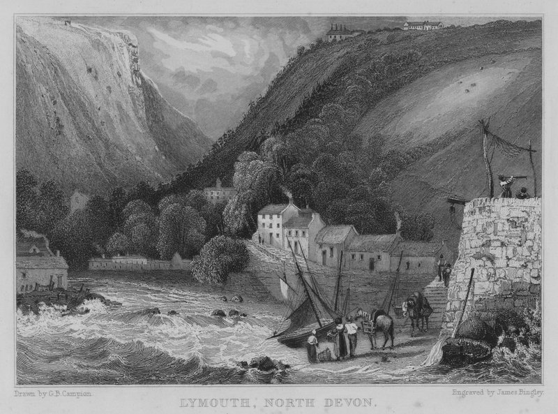 Lymouth, North Devon (gravura) de George Bryant Campion