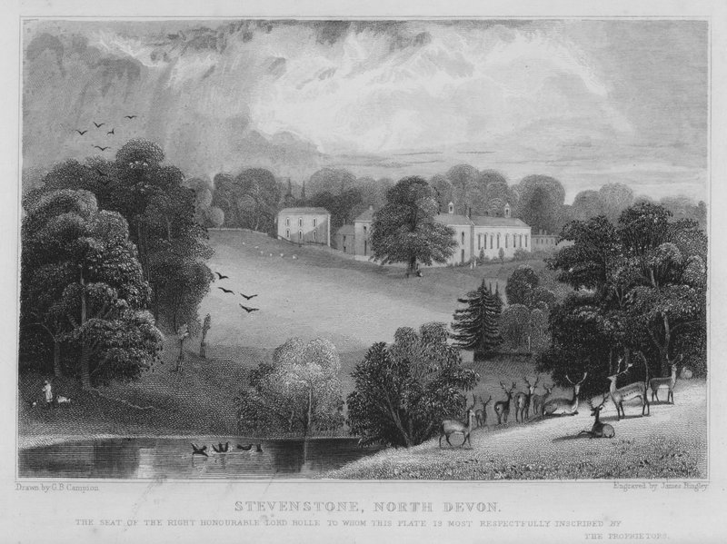 Stevenstone, North Devon (gravura) de George Bryant Campion