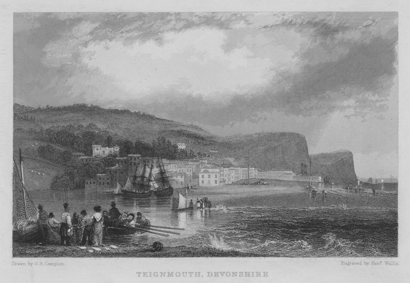 Teignmouth, Devonshire (gravura) de George Bryant Campion