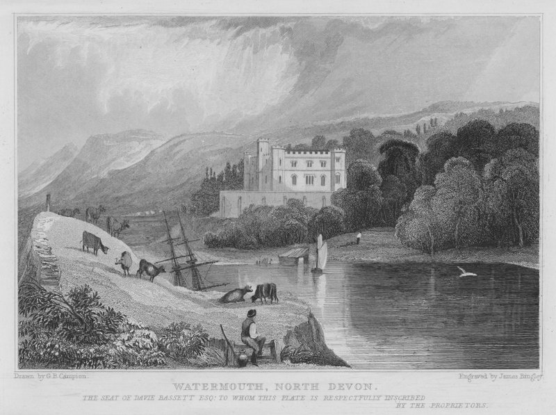 Watermouth, North Devon (gravura) de George Bryant Campion